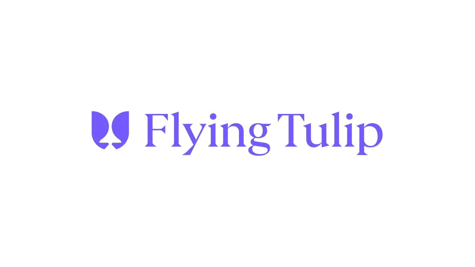 Flying Tulip Logo Purple